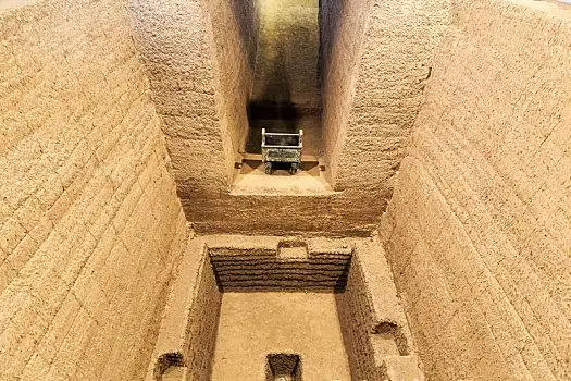 中国河南省安阳殷墟王陵遗址商代墓葬