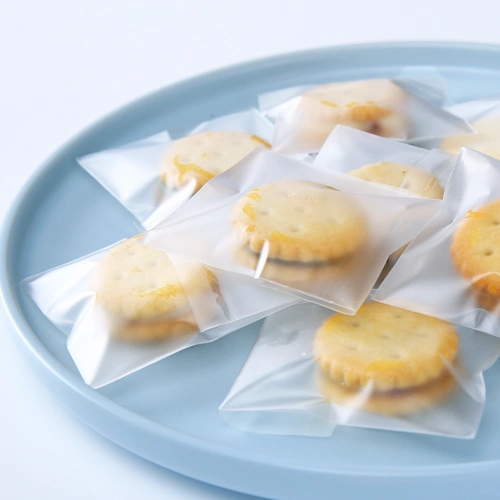包装袋奶枣饼干月饼曲奇雪花烘焙透明磨砂自封点心包装盒