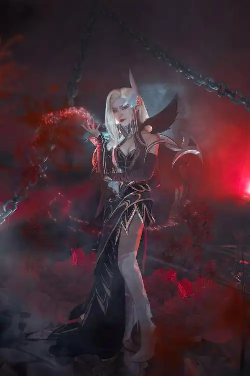 英雄联盟至尊魔女莫甘娜cosplay