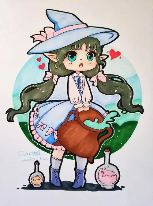 超可爱的q版动漫人物,适合临摹收藏的动漫人物素材