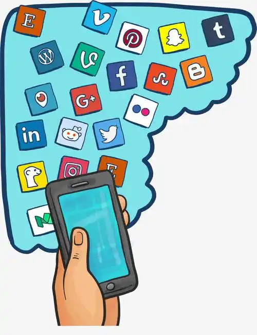 手里的智能手机