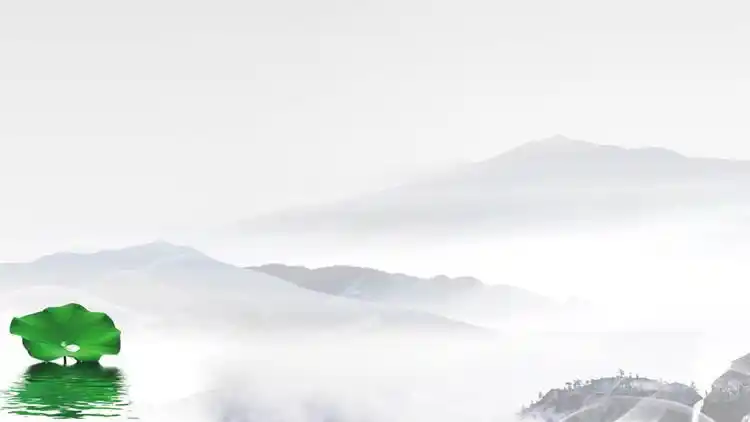 八张古典水墨中国风ppt背景图片