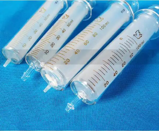 玻璃注射器玻璃针筒 1 2 5 10 30 100ml玻璃针管灌肠注食一个起卖