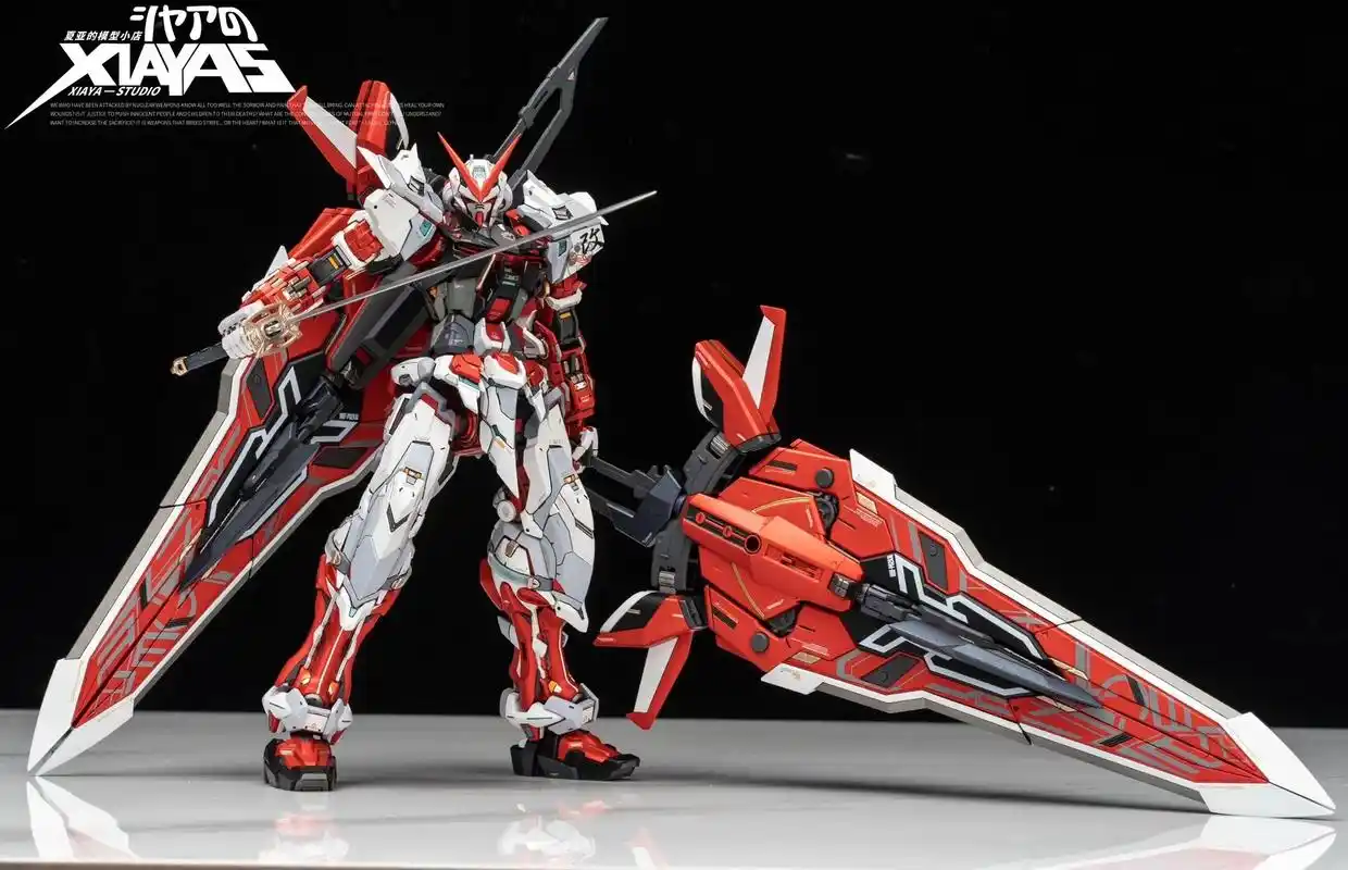 万代mg红异端 gk涂装成品