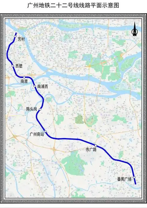 梦想照进现实广州地铁22号线明日6点正式开通