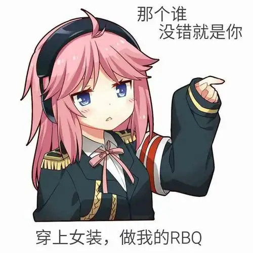 穿上女装做我的rbq斗图搞笑那个谁gif动图_动态图_表情包下载_soogif