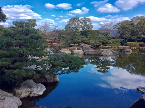 20190118日本福冈大濠公园日本庭园冬天都这么美!