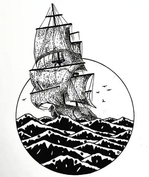 黑白插画作品|总有一张能让你静下心来临摹一张!