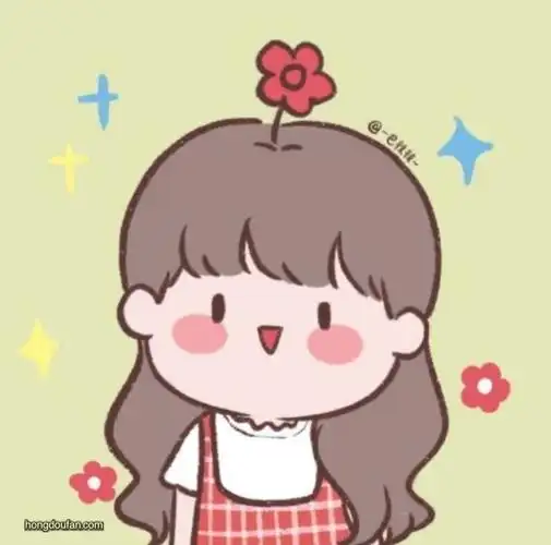 女生卡通简笔画大全标签儿童画女生妹妹妹妹简笔画暑假歪头裙子高兴