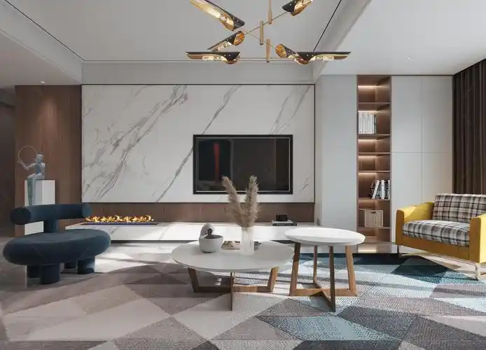 现代简约客餐厅 - 效果图交流区-建e室内设计网