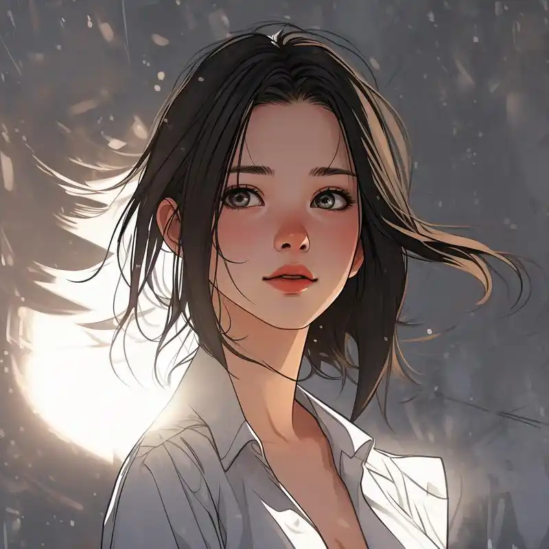 96 唯美漫画风美女头像 95