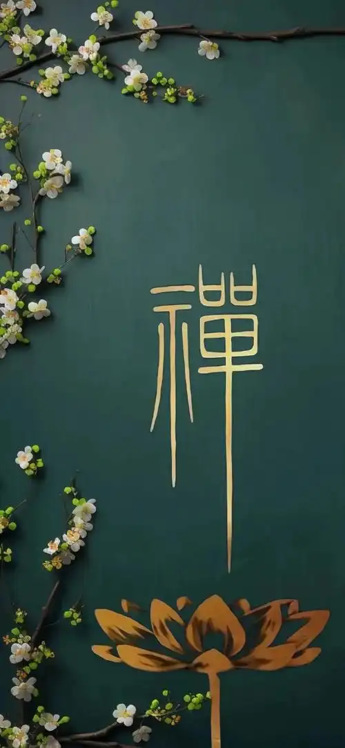 禅意壁纸 | 净心禅意 静能生慧#无水印壁纸#白桃星座超话