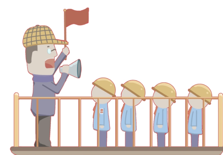 在乘坐公共交通工具,入园(馆)游览时,有序排队,自觉与