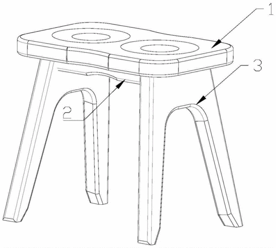 家具设计越来越简单,一般家庭常用的板凳也是一样,传统的板凳,都是用