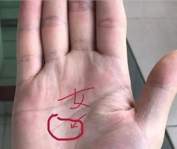 女人的手中出现这几个字富贵好手相天生富婆命