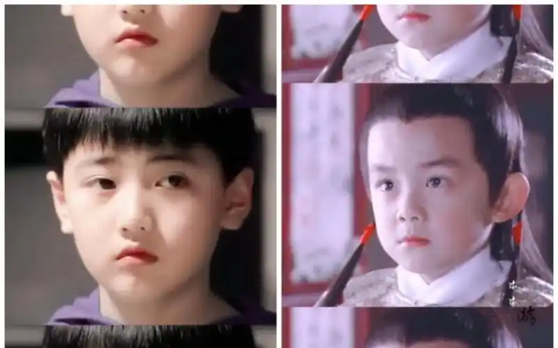 焉栩嘉x吴磊救命这俩人小时候都这么可爱的嘛