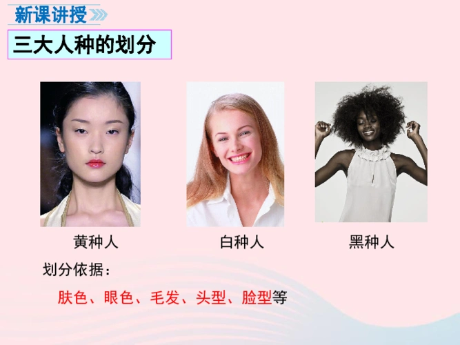 2019年湘教版地理七上课件32世界的人种16张ppt