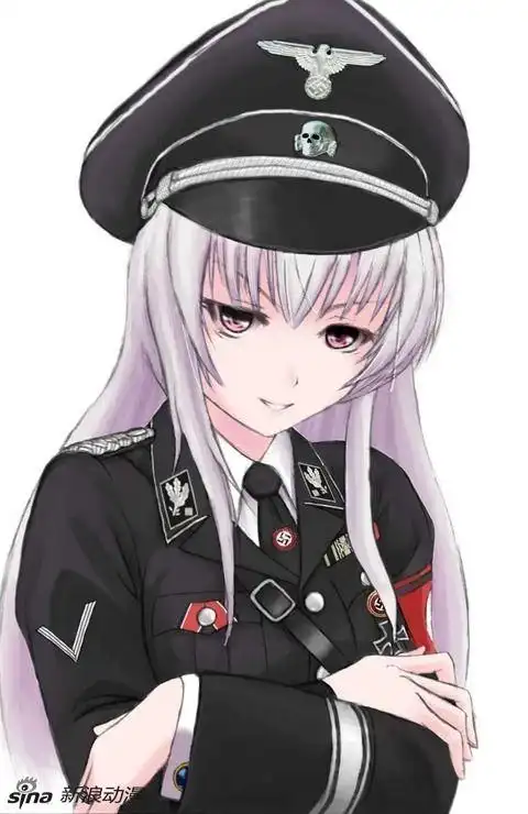 战火硝烟飒爽英姿 军装美少女同人图(2)_美少女动漫