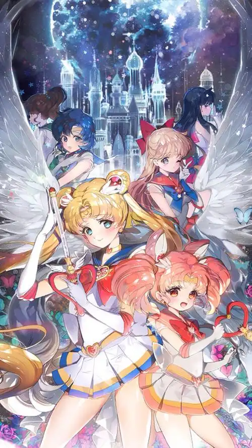 动漫唯美图 美少女战士