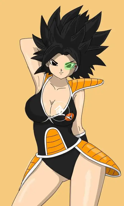 龙珠:30位女赛亚人卡莉芙拉的不同形象,超蓝"胸肌"太霸气!