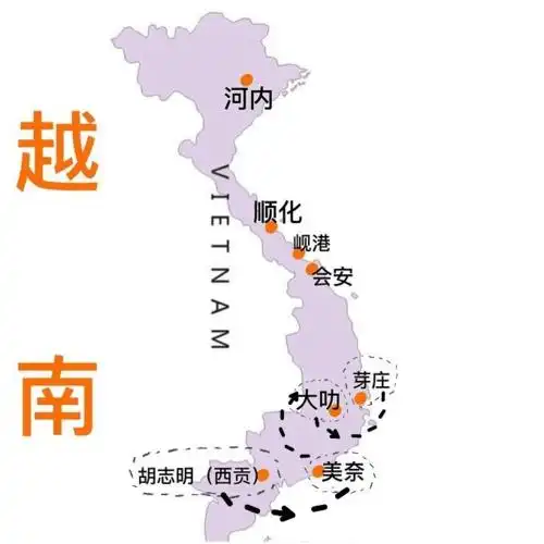 其它 2019年暑假越南南方自由行随拍(7月24—31日) 写美篇 越南地图