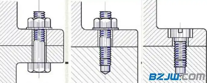 螺纹紧固件连接松动原因及防松常用结构