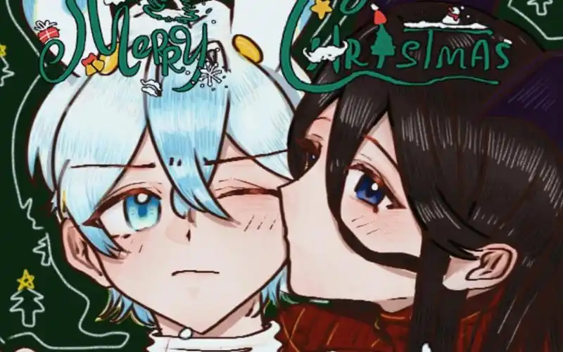 【卡修斯×布莱克】小情侣的圣诞贺图过程