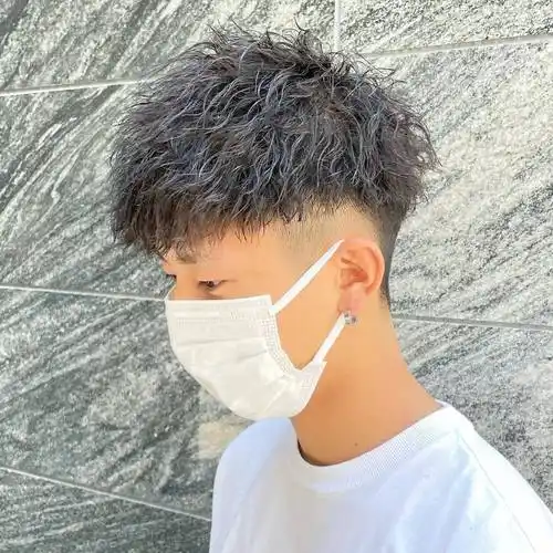 超级帅气的男士发型飞机头背头时尚烫发适合大多数男士