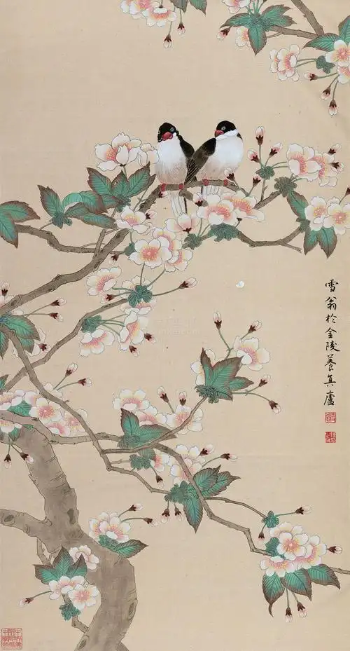 陈之佛-鸟语花香国画选,美醉了!