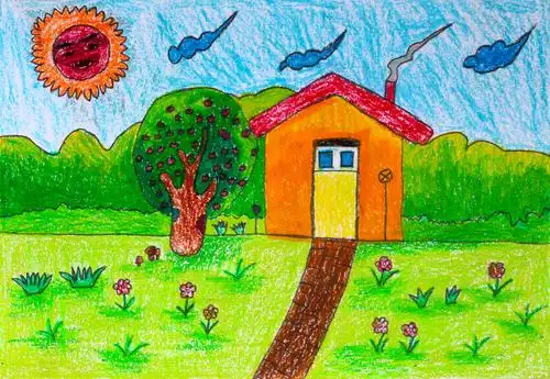 杭锦旗吉日嘎朗图小学"金秋艺术节"美术作品展播