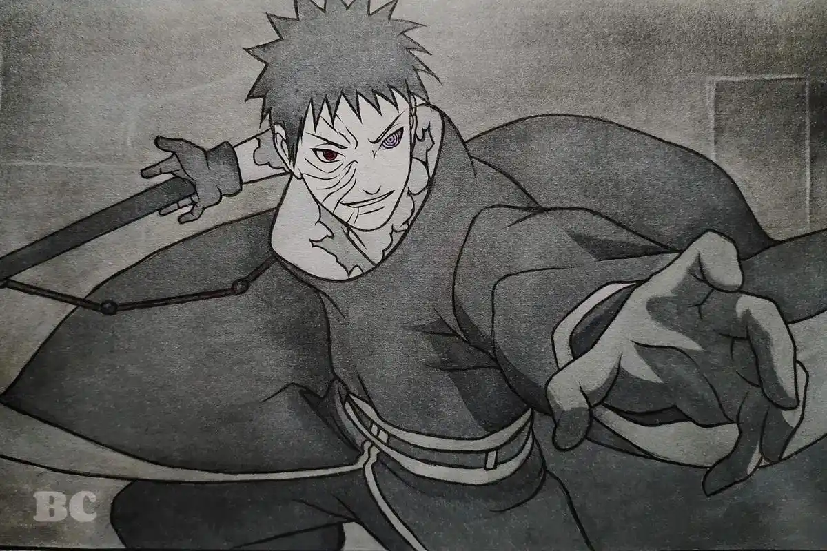 带土绘画过程.#带土 #手绘#临摹#绘画过程 - 抖音