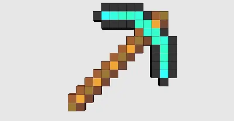 我的世界钻石镐_作品天地_3d one官网www.i3done.com