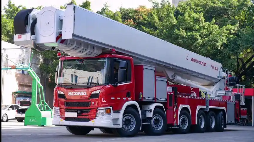 登高平台消防车 #斯堪尼亚 #登高平台消防车 #卡友 #消防