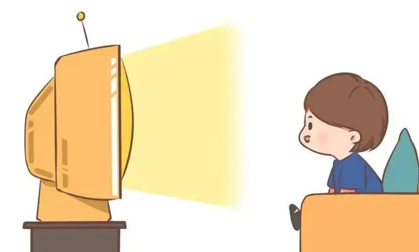 孩子看电视的危害绝不只是影响视力