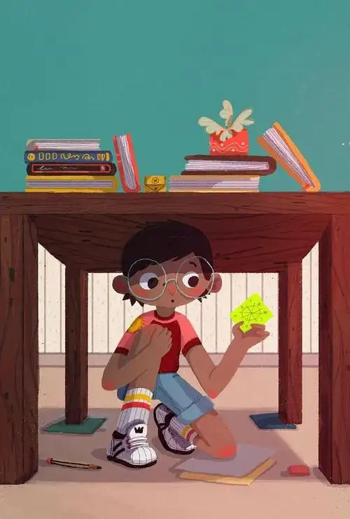 插画欣赏 :让人向往充满童真童趣的美好世界,看了我都心动