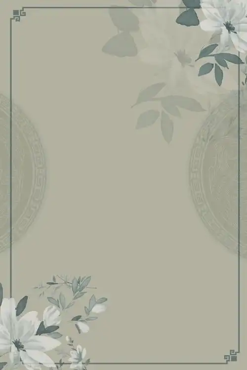 莫兰迪色文艺古风背景