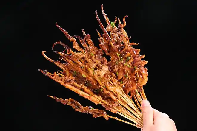 铁板鱿鱼成品图