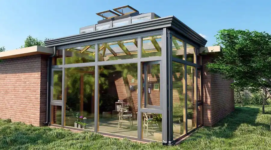 120 德式阳光房效果图-卡诺德式门窗