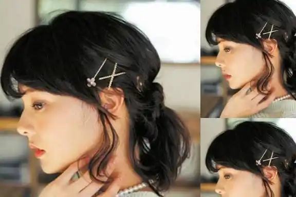 适合学生党的短发扎发教程,可爱的马尾减龄又好看!_头发_步骤_刘海