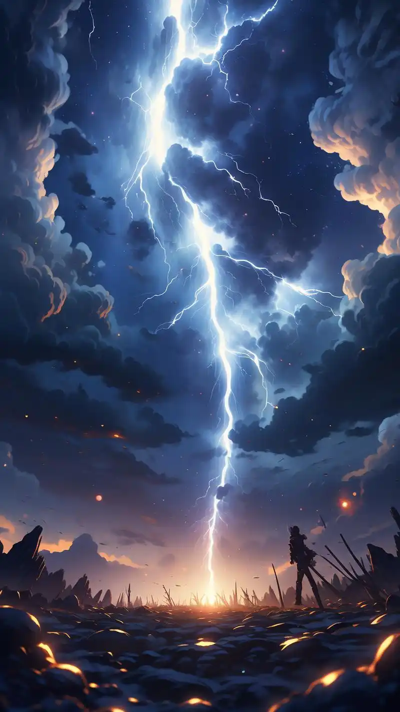 7315夜晚打雷闪电壁纸大放送9915