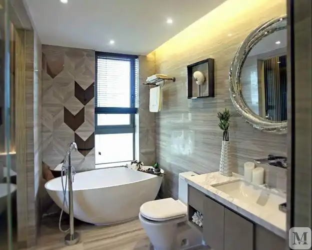 新古典卫生间浴缸装修效果图