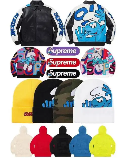 supreme x 蓝精灵联名服饰正式发布!开抢!