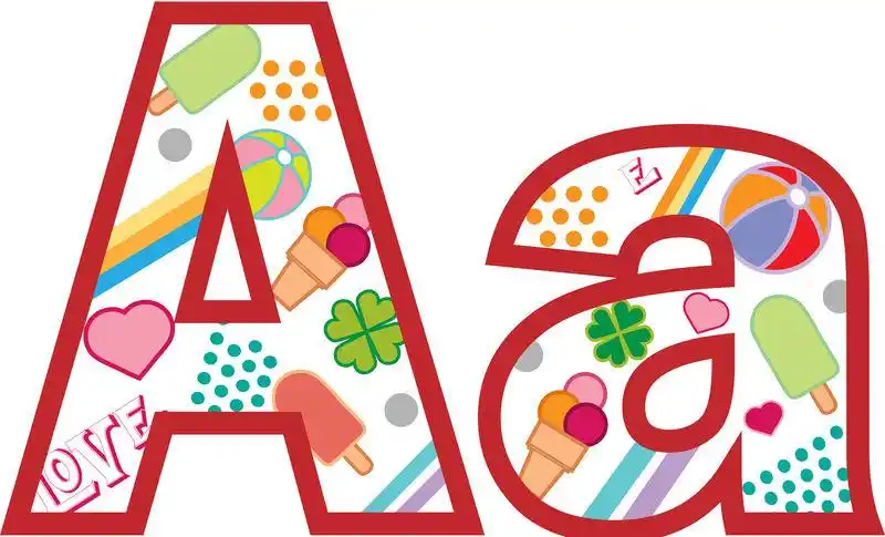 矢量单个字母a设计