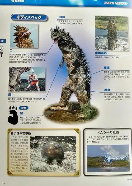 宇宙怪兽百慕拉(《初代奥特曼》中角色)_石塘网