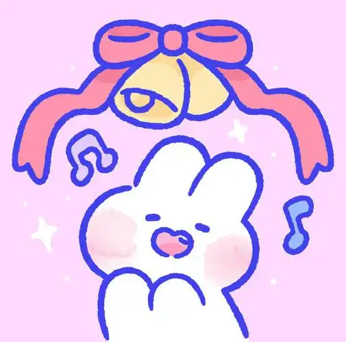 可爱的圣诞小兔子头像 @软萌兔mongmong