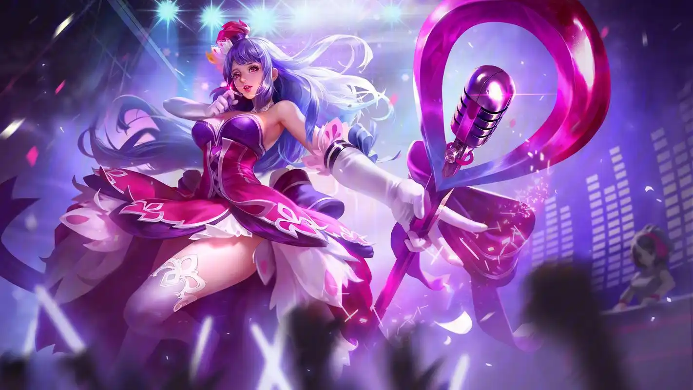 妹子法师用王昭君如何玩好中路?我来教你慈母守中线_叶子猪王者荣耀