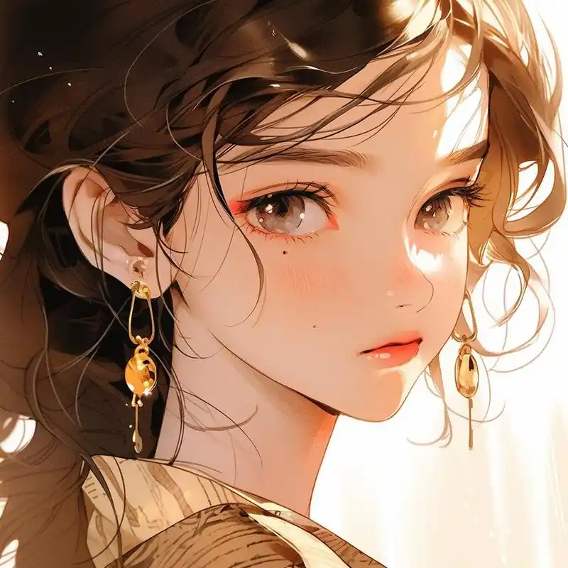 女生头像92 | 卷发大波浪