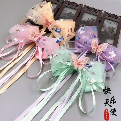 diy手工自制头饰发夹夹头花超蝴蝶套餐飘带其他diy饰品配件