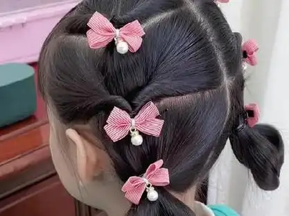 8岁姑娘新年头发扎法_8岁小姑娘头发扎法_8岁小姑娘发型扎法短发 - 抖