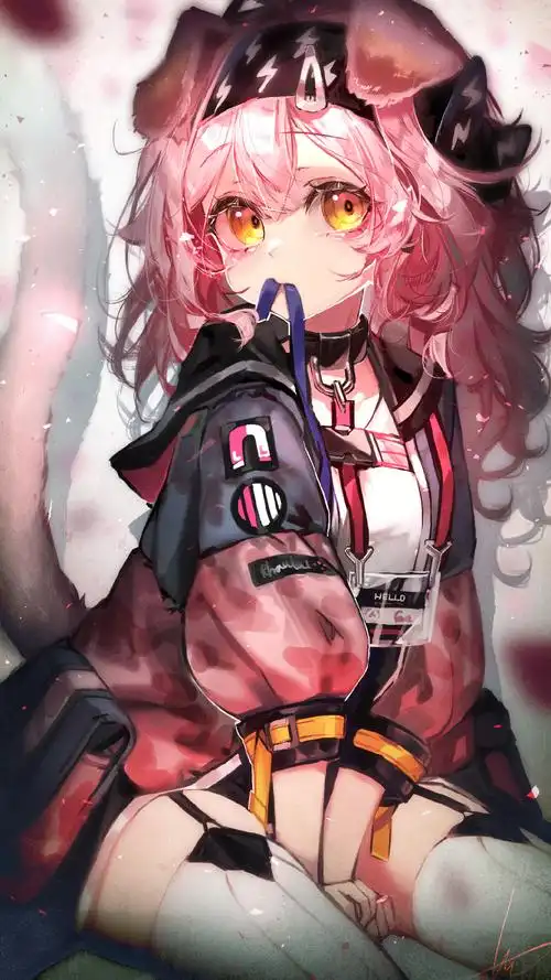 【p站美图】粉毛猫猫生日快乐!《明日方舟》澄闪壁纸特辑 - acg17.com